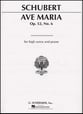 Ave Maria Vocal Solo & Collections sheet music cover